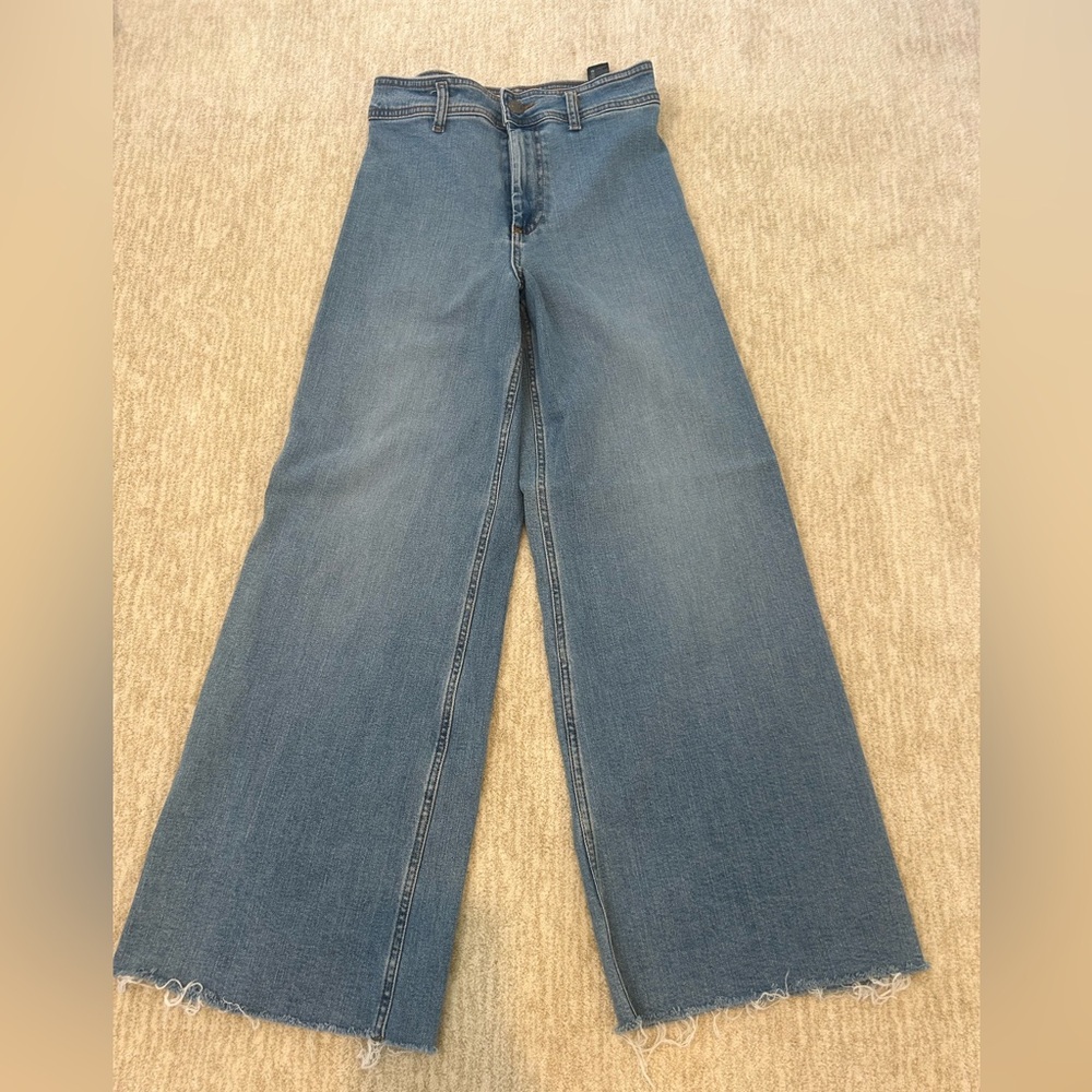 Zara Marine Straight Blue Jeans